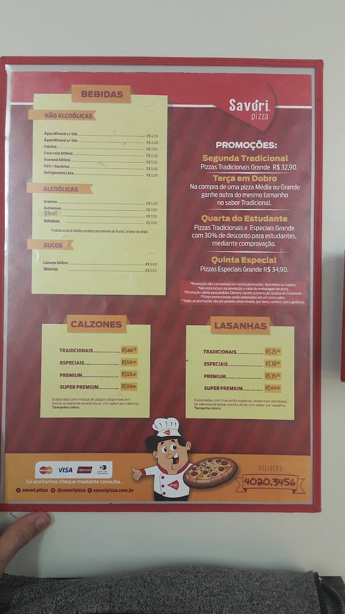 Menu Savóri Pizza Morada Do Sol-10