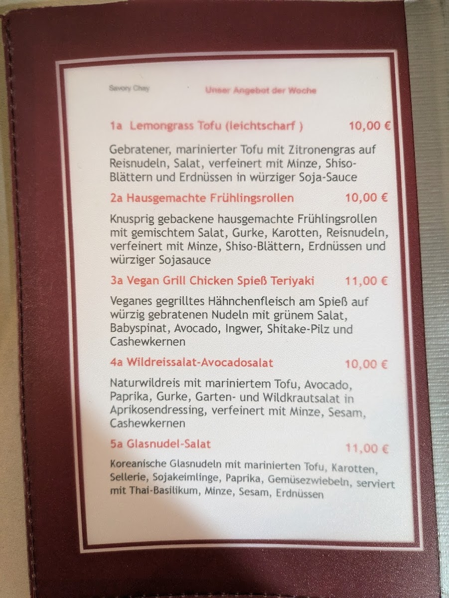 Menu Savory Chay-2