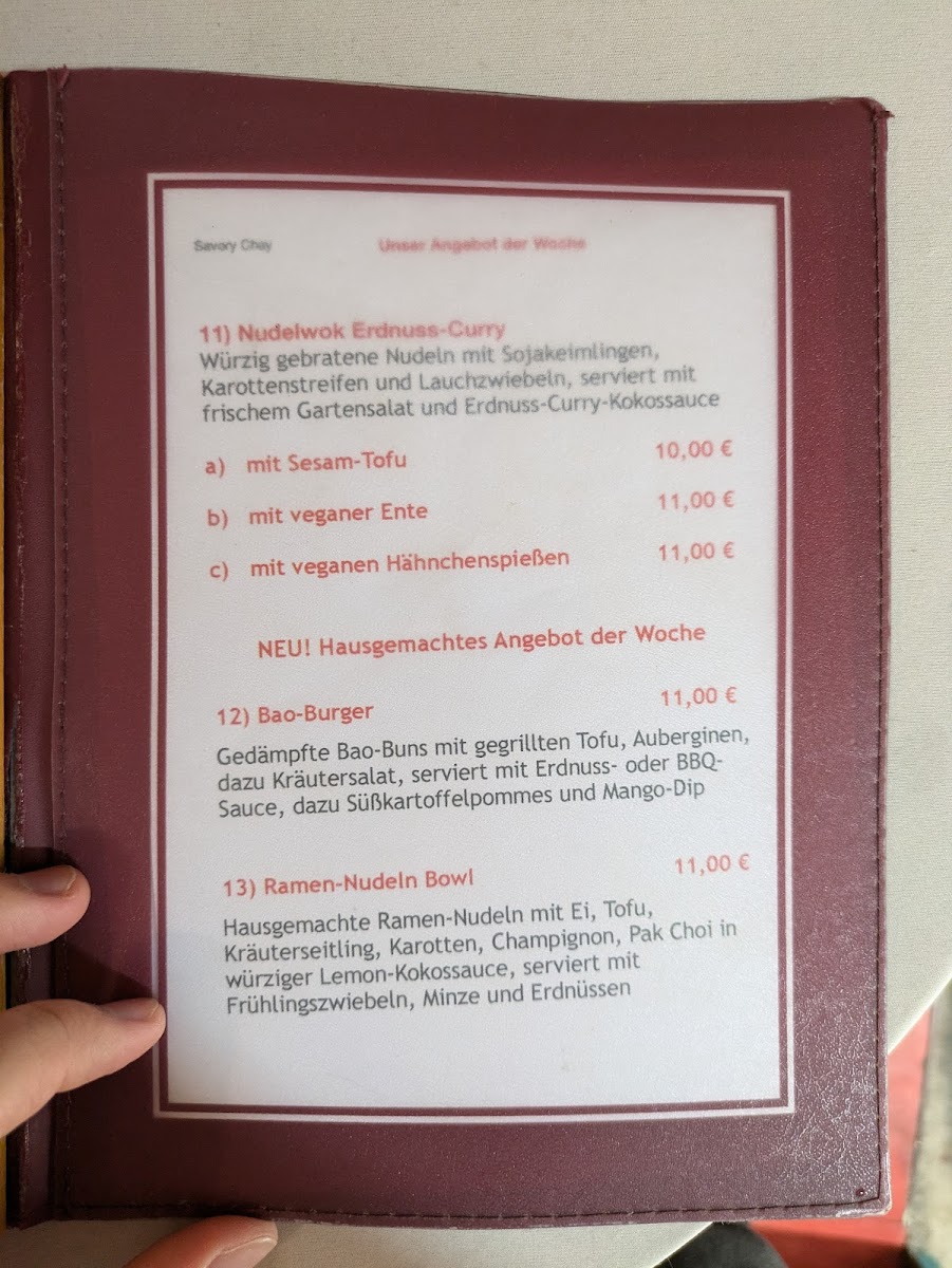 Menu Savory Chay-7