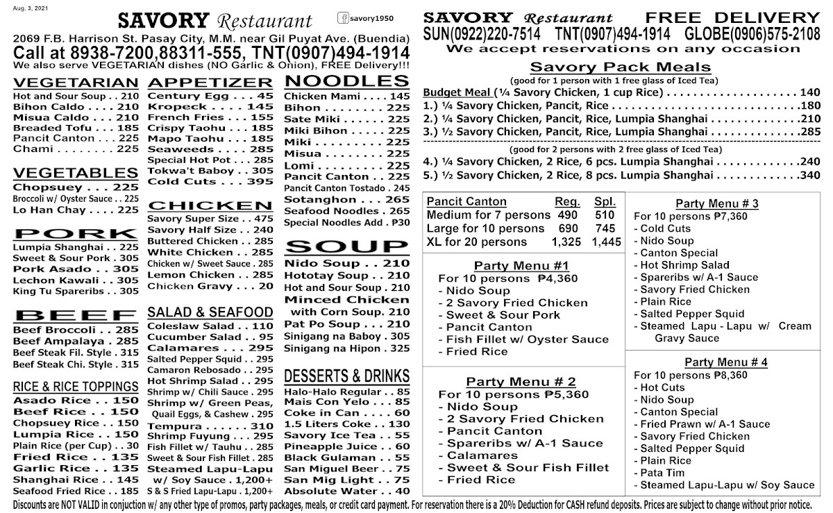 Menu Savory Harrison-1