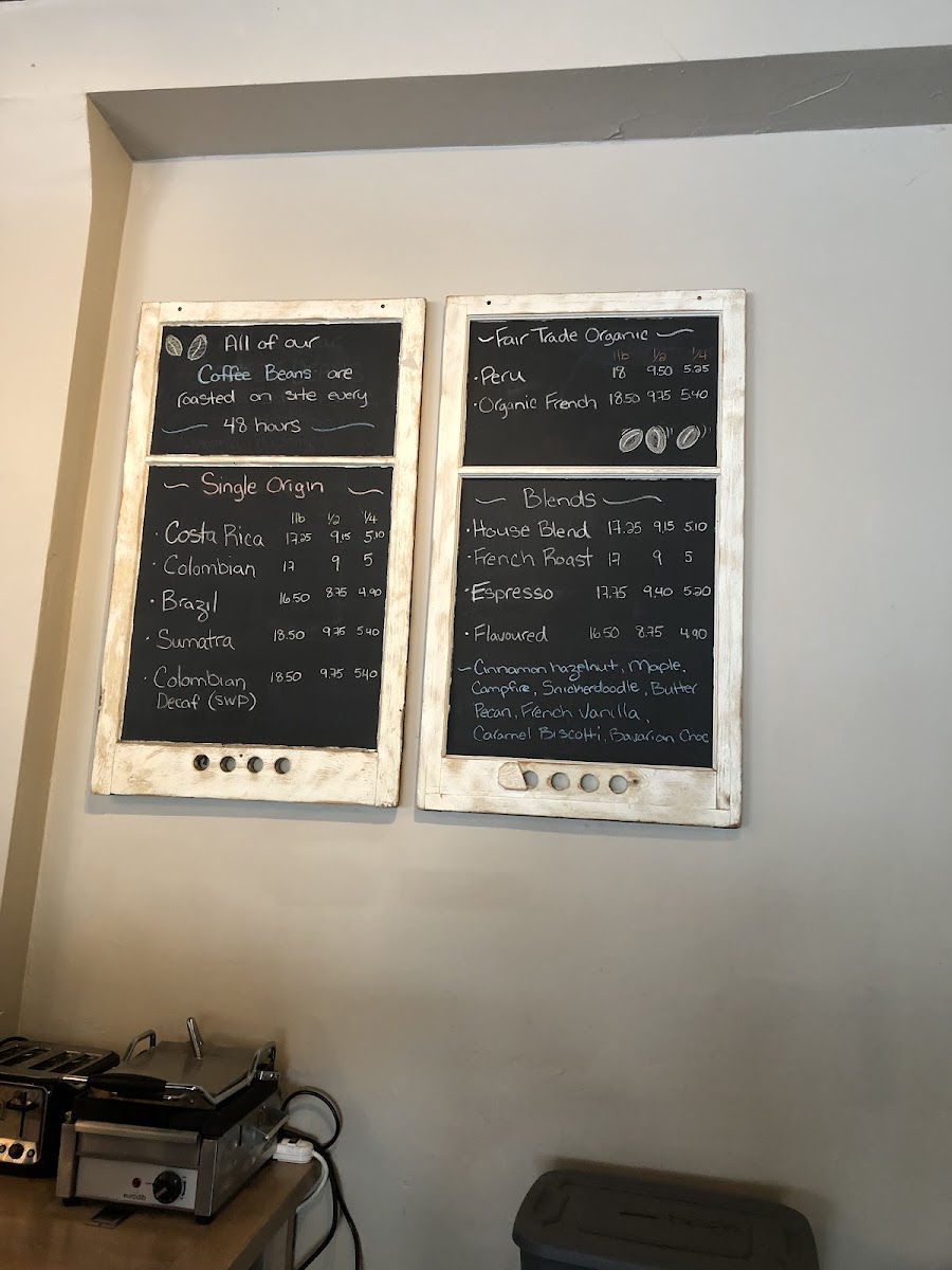 Menu Savoury Grounds Coffee Co.-5