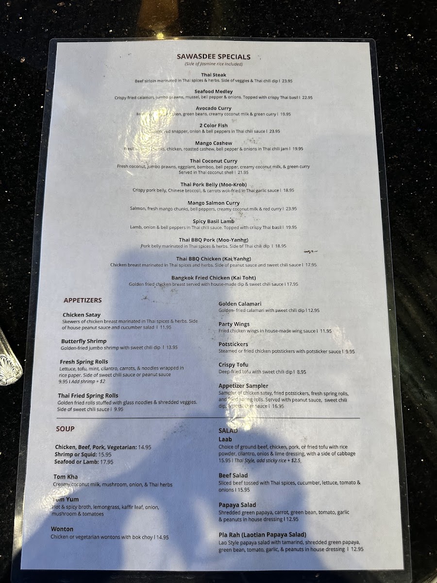 Menu Sawasdee Thai Cuisine-2
