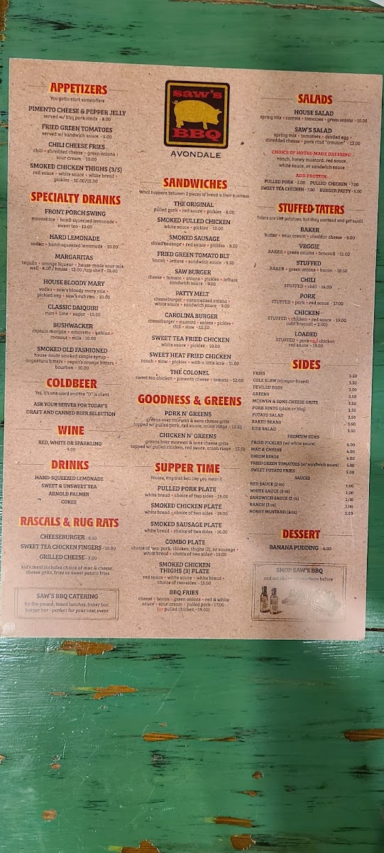 Menu Saw’S Soul Kitchen-5