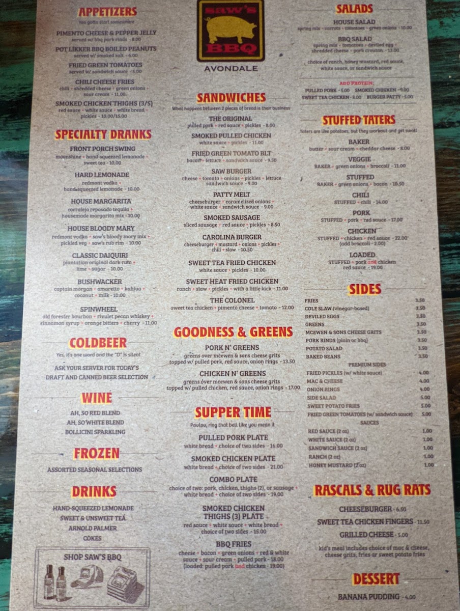 Menu Saw’S Soul Kitchen-6