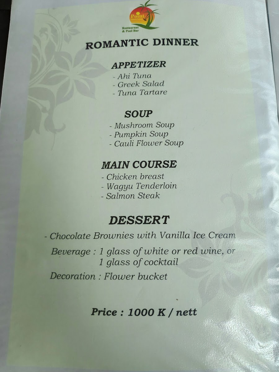 Menu Sayan Point-1