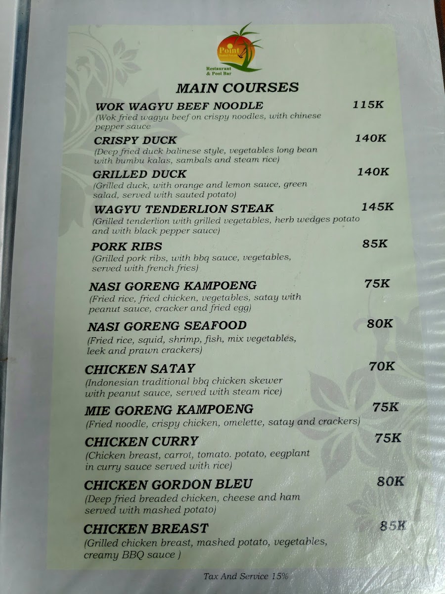Menu Sayan Point-6
