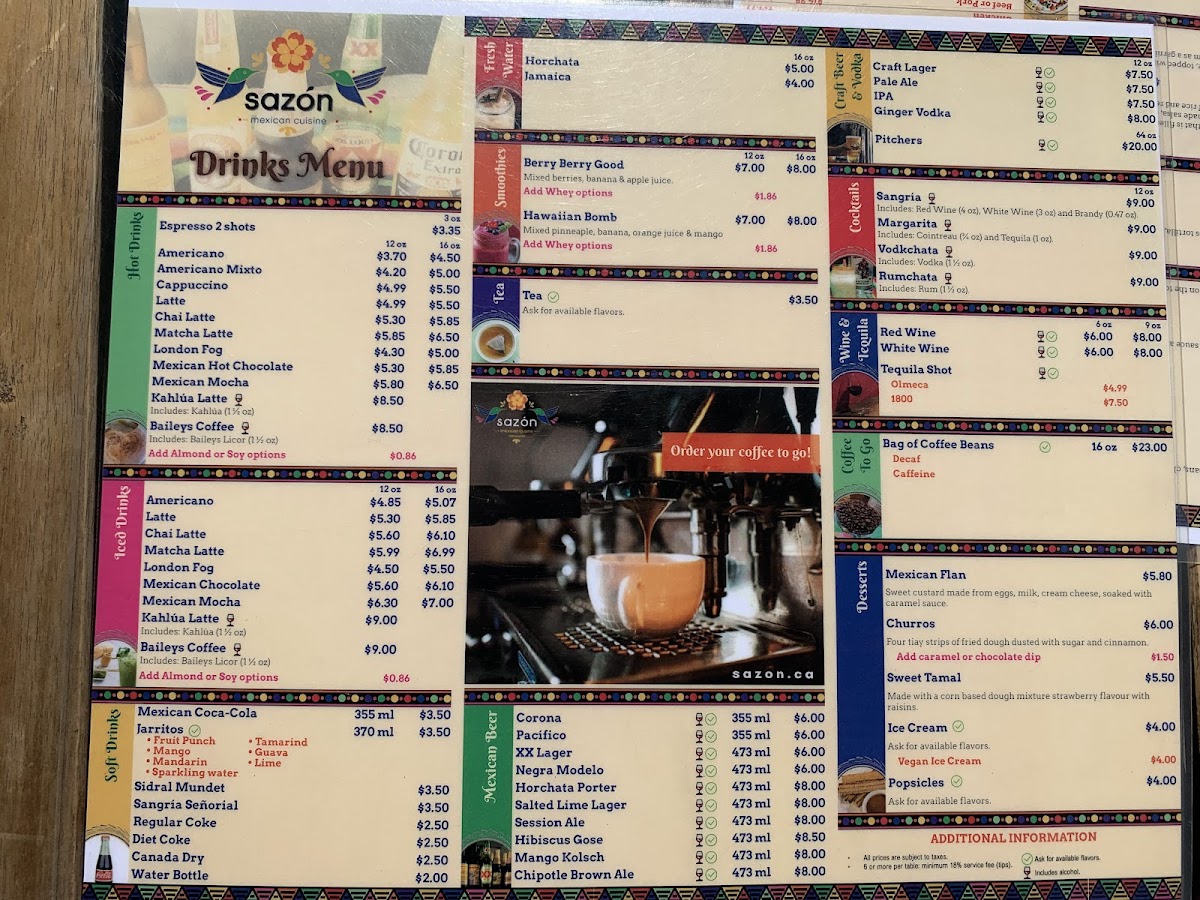 Menu Sazon Mexican Cuisine-6