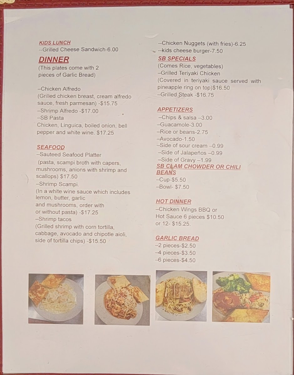 Menu Sb Restaurant-1