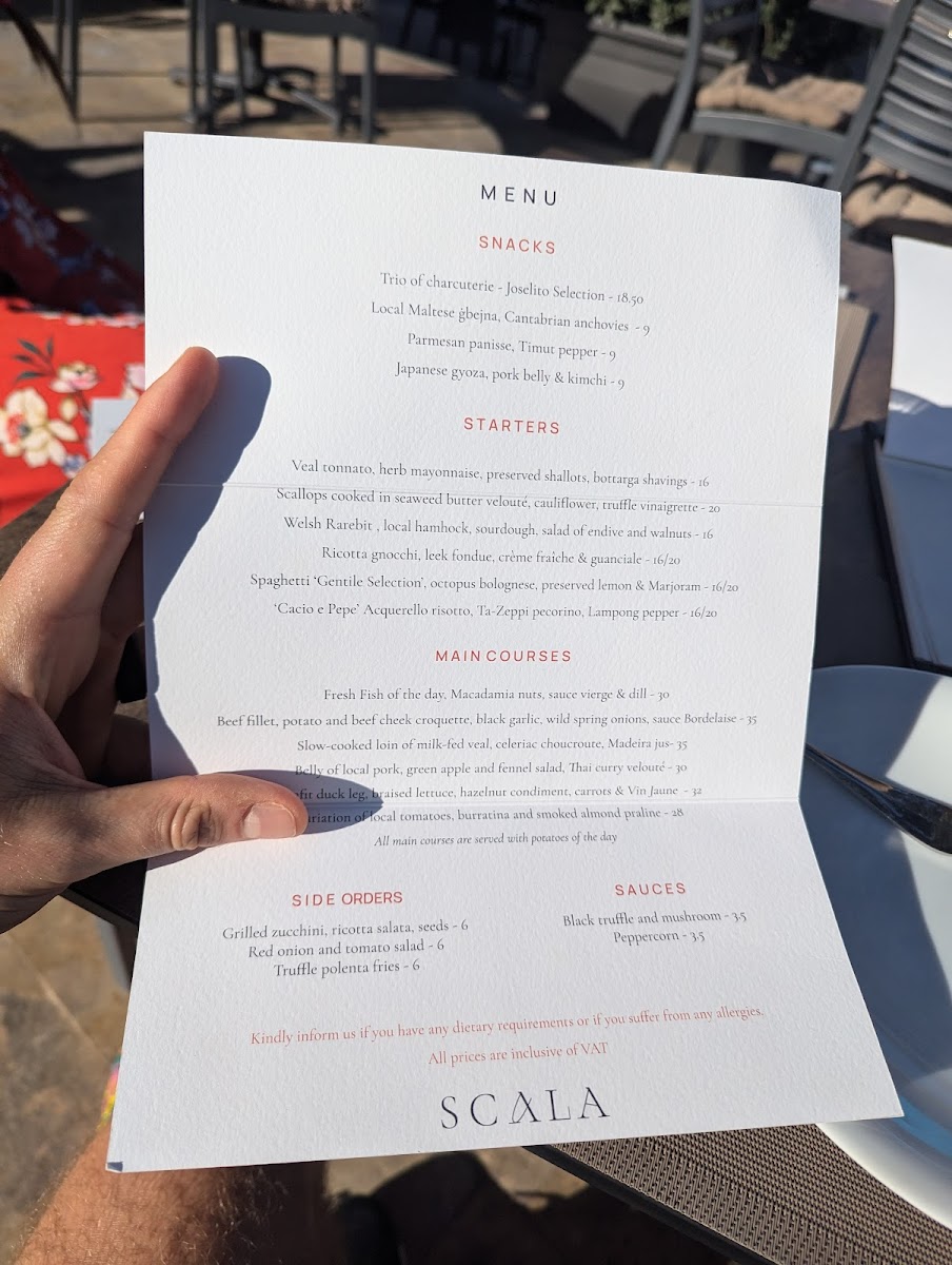 Menu Scala-3