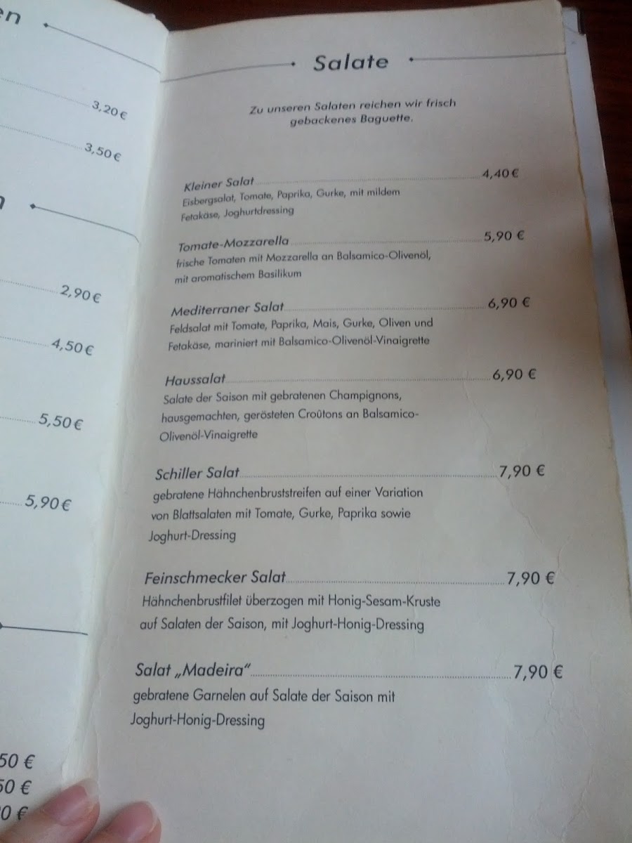 Menu Schiller - Das Theatercafé-4