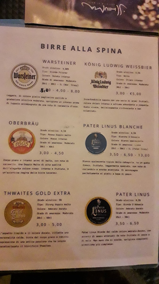 Menu Schiuma - Birreria Di Mare-1