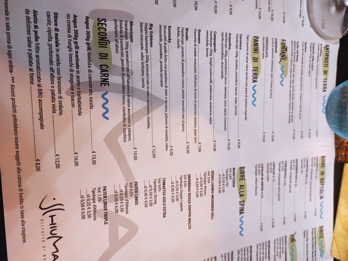Menu Schiuma - Birreria Di Mare-5