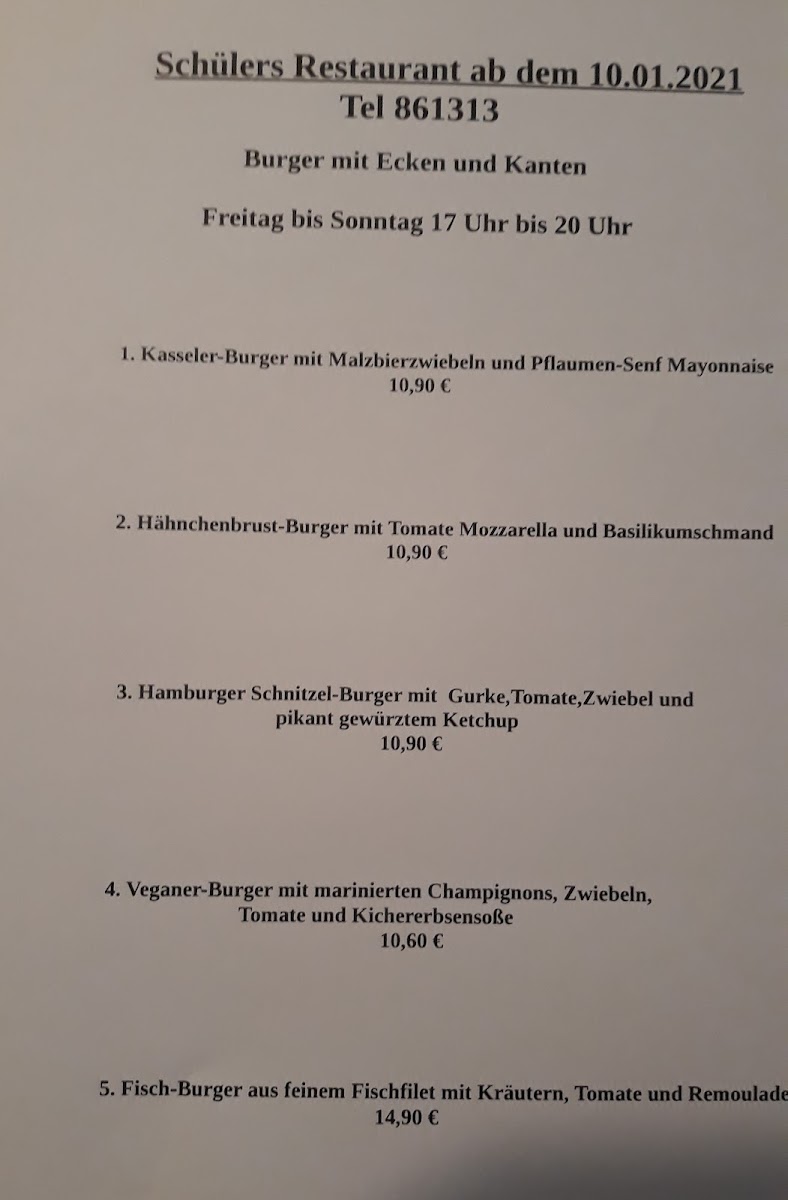 Menu Schülers Restaurant & Alte Backstube-3