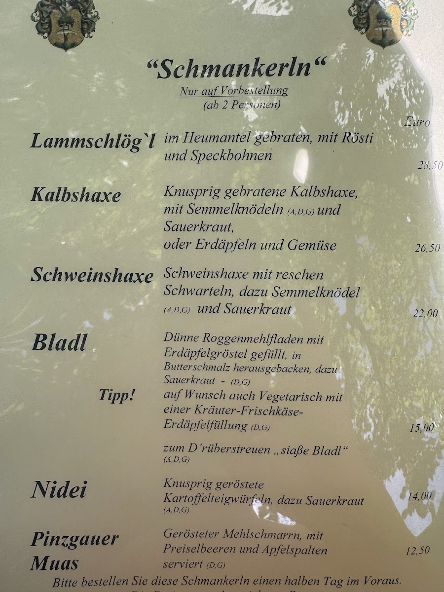 Menu Schloss Kammer-2