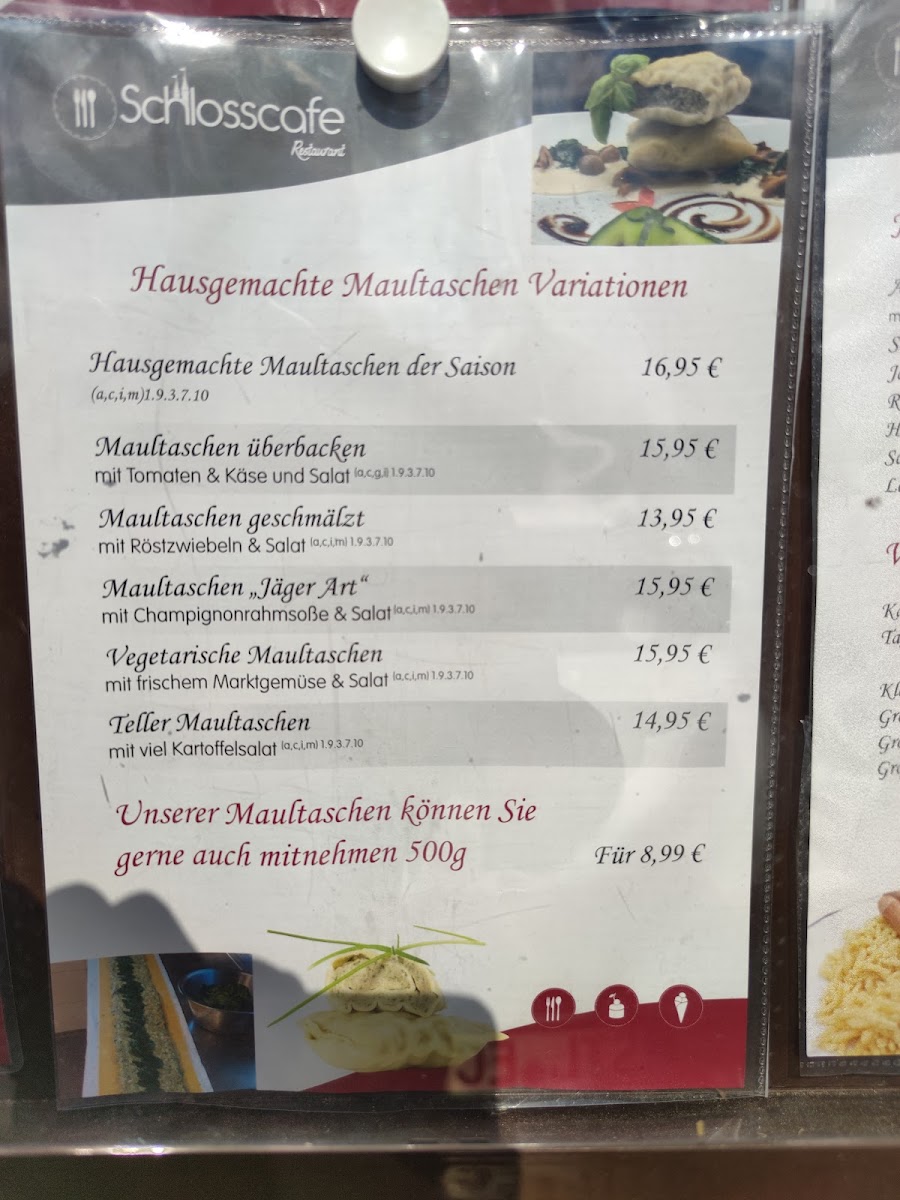 Menu Schlosscafe Restaurant Cafe Biergarten Festräume-4