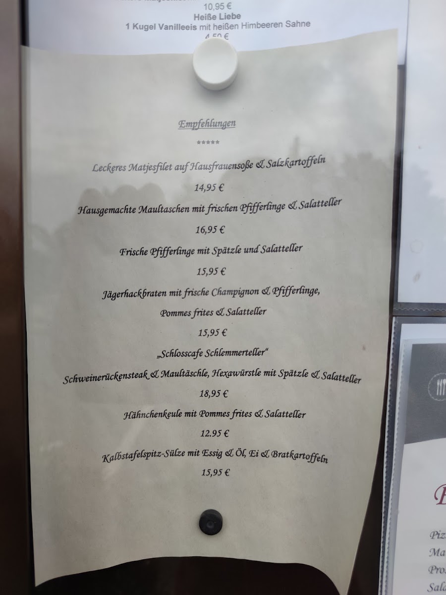 Menu Schlosscafe Restaurant Cafe Biergarten Festräume-8