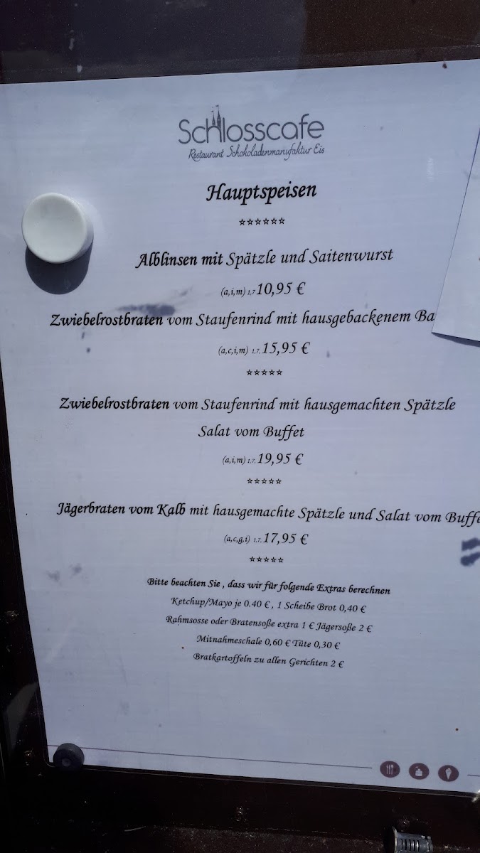 Menu Schlosscafe Restaurant Cafe Biergarten Festräume-9