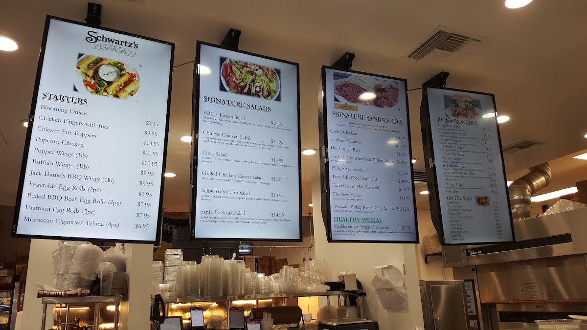 Menu Schwartz's Marketplace-1