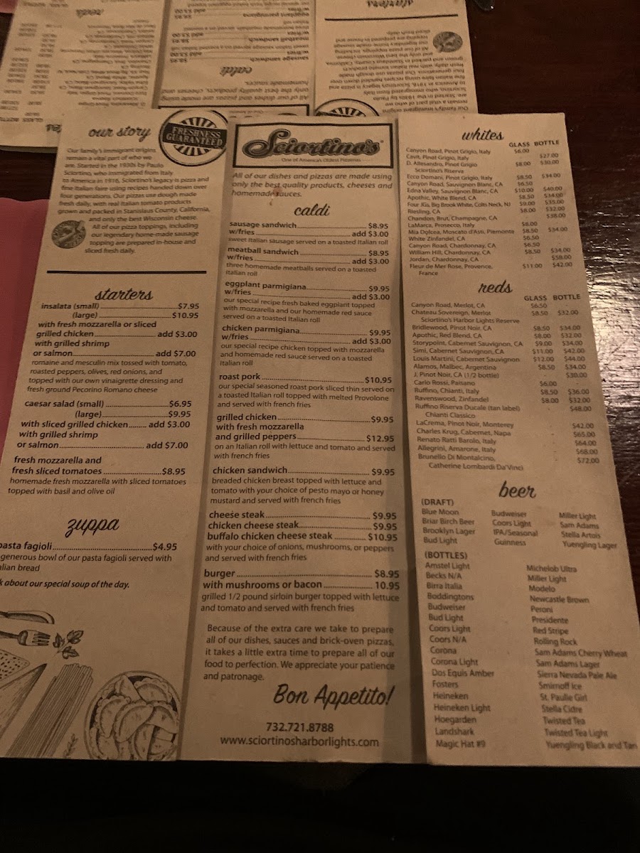 Menu Sciortino's Harbor Lights-10