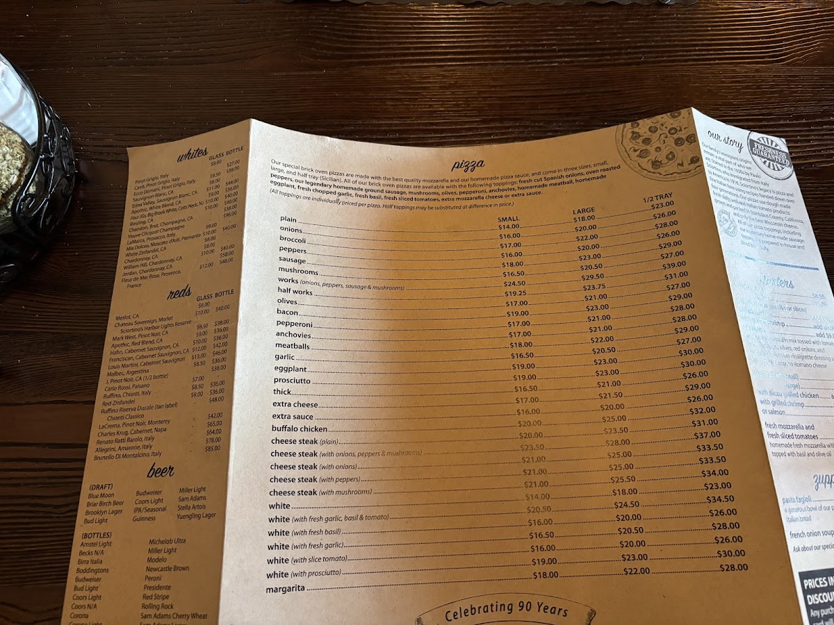 Menu Sciortino's Harbor Lights-2