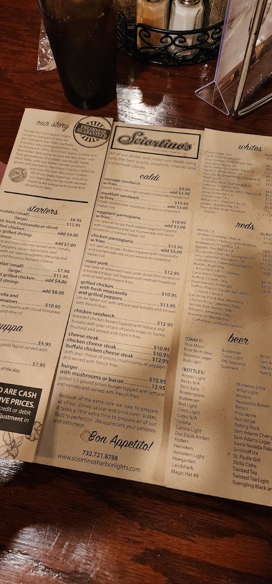 Menu Sciortino's Harbor Lights-8