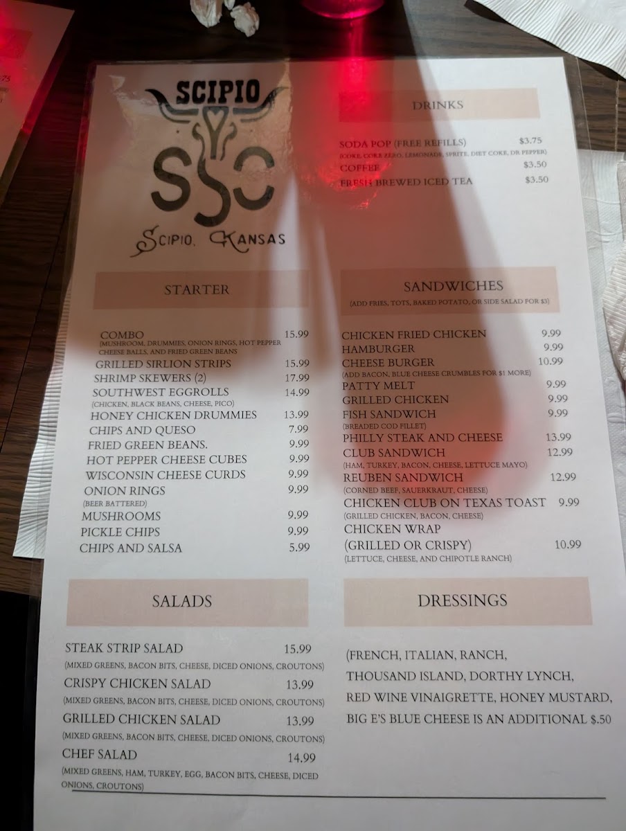 Menu Scipio Supper Club-1
