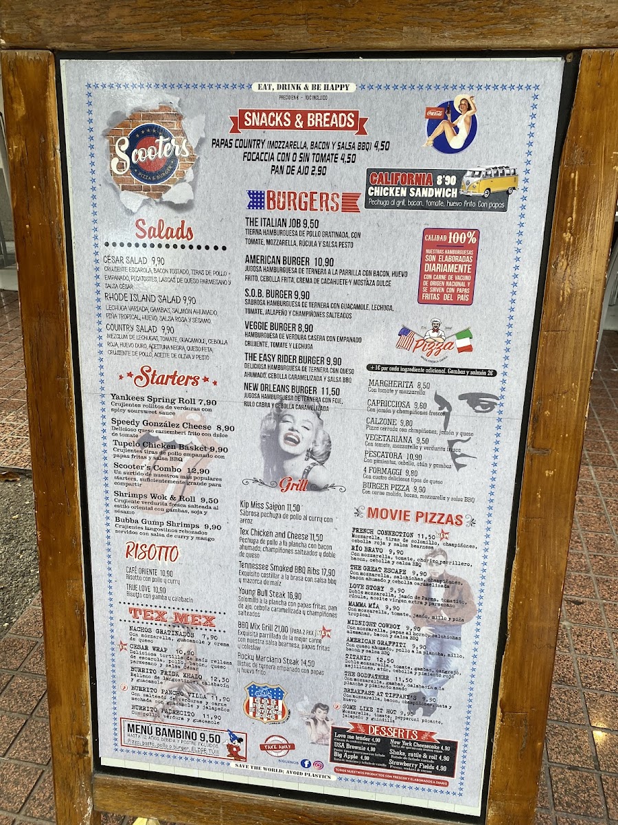 Menu Scooter's Pizza Factory-2