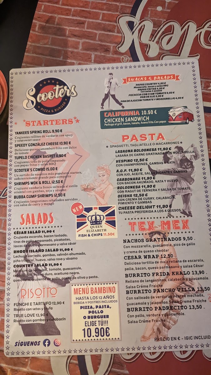 Menu Scooter's Pizza Factory-6