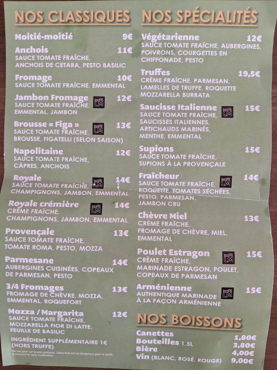 Menu Scuderia Pizzeria Endoume-3