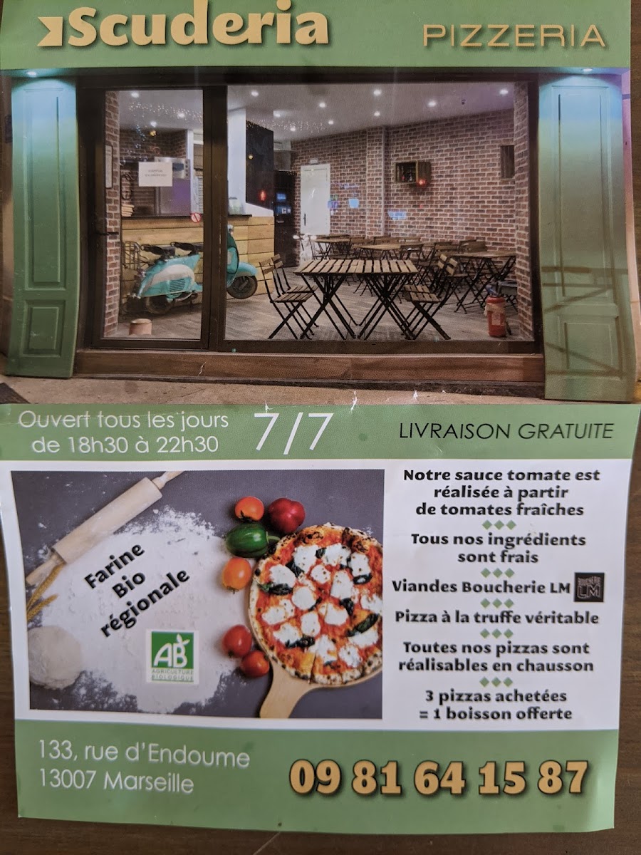 Menu Scuderia Pizzeria Endoume-6