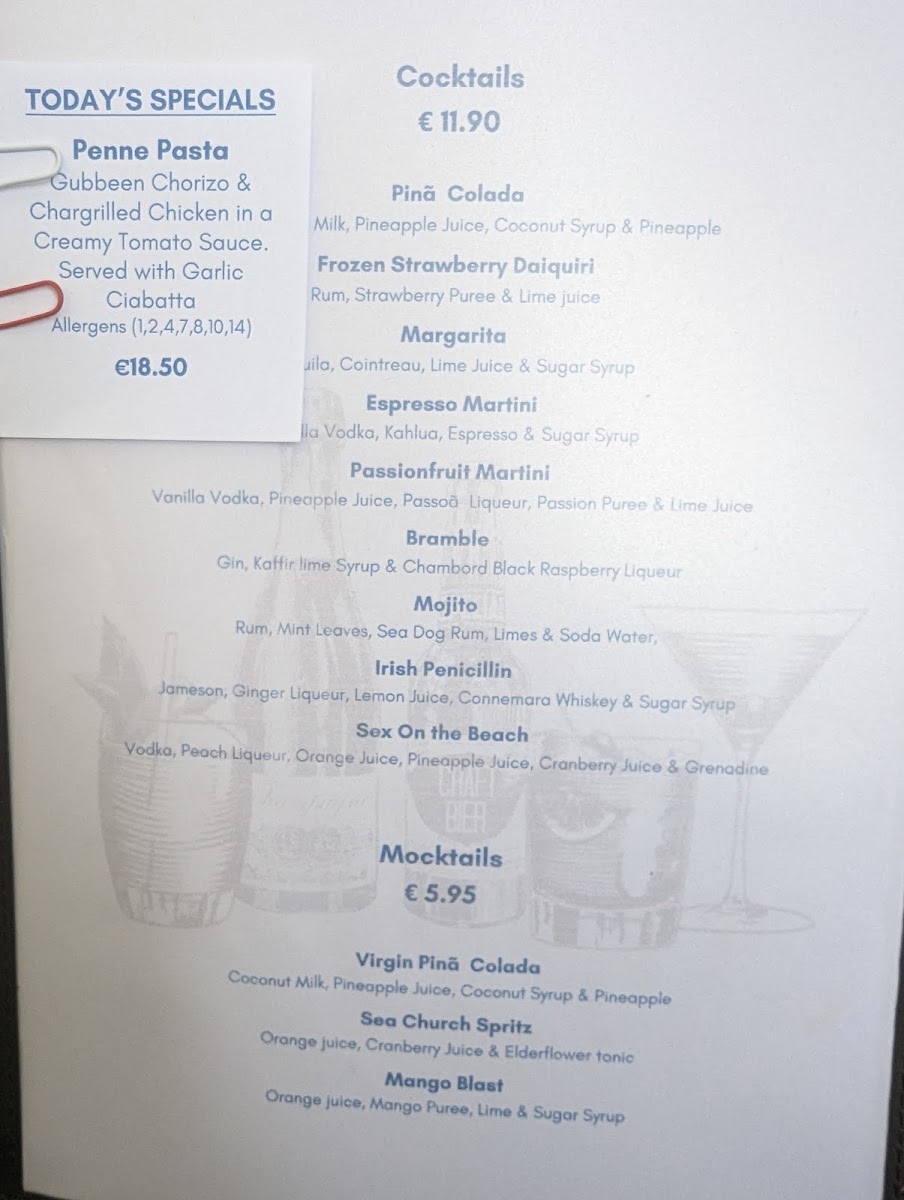 Menu Sea Church-4