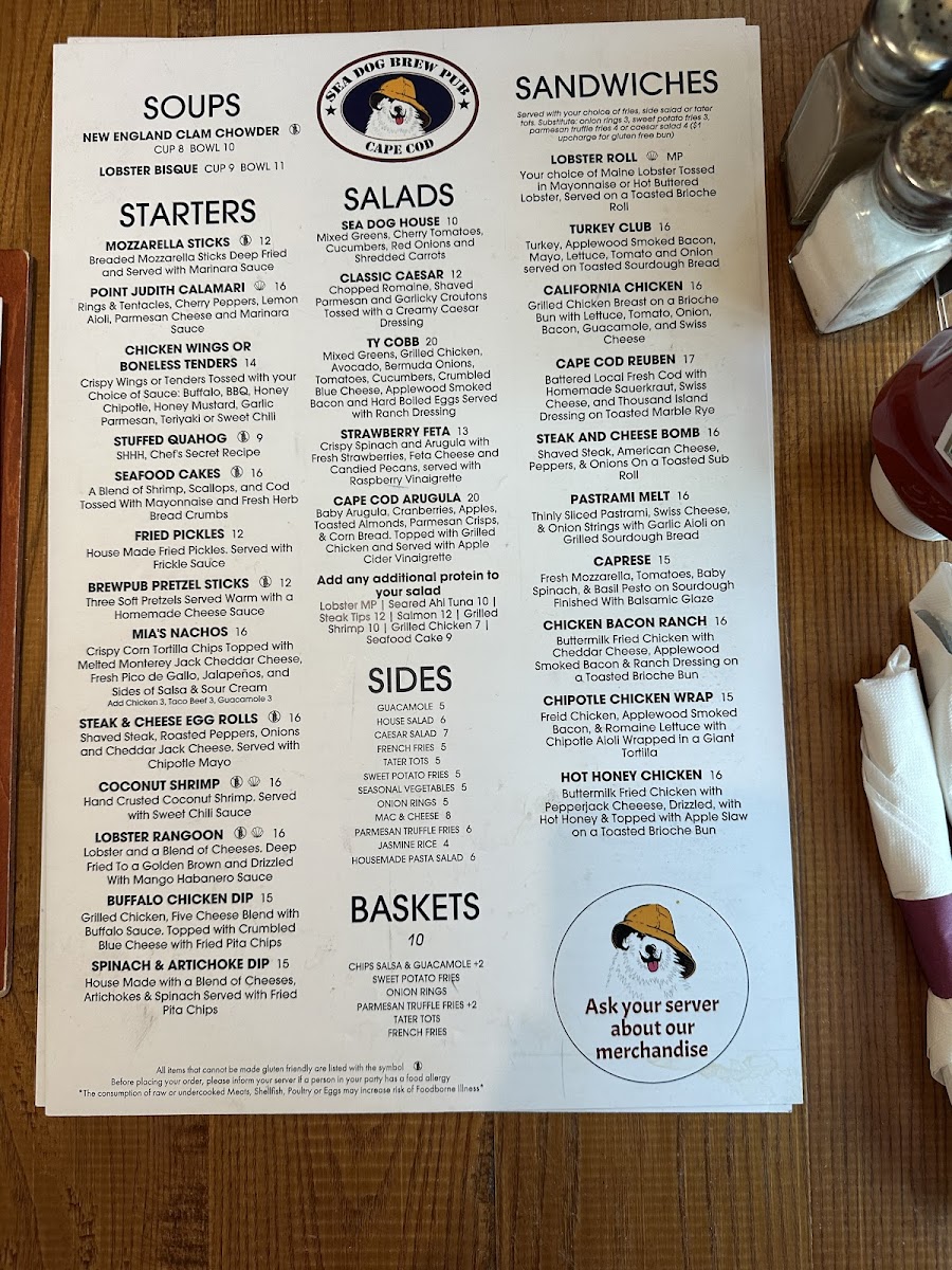 Menu Sea Dog Brew Pub-3