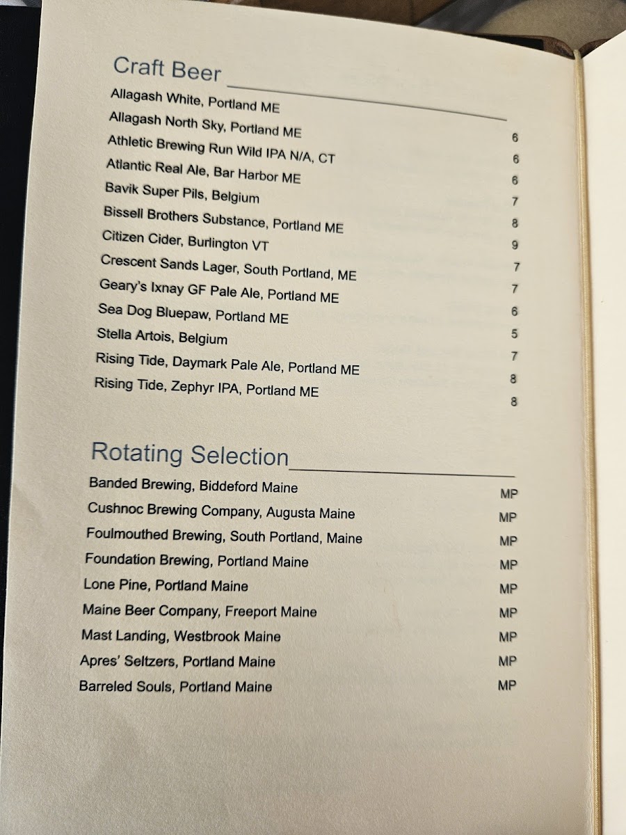 Menu Sea Glass-4