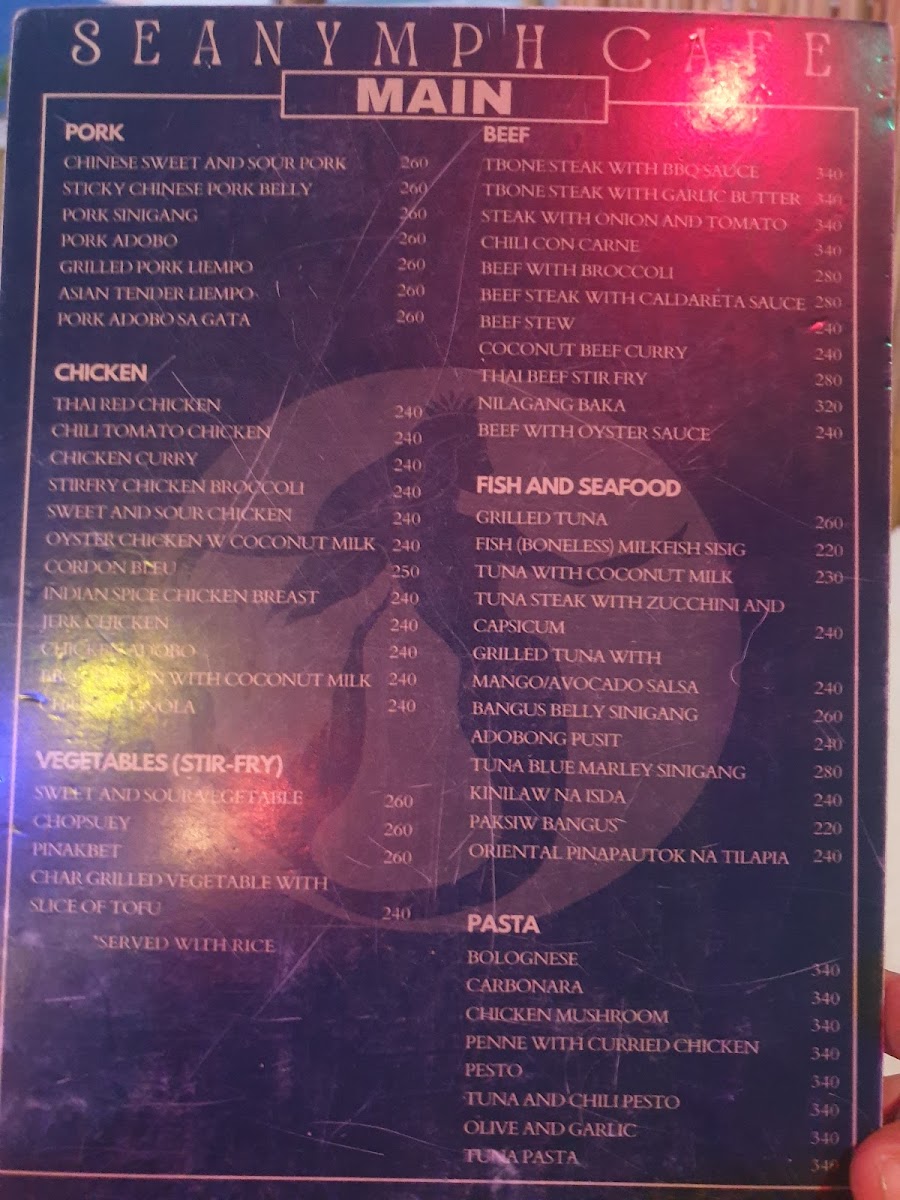 Menu Sea Nymph Cafe-1