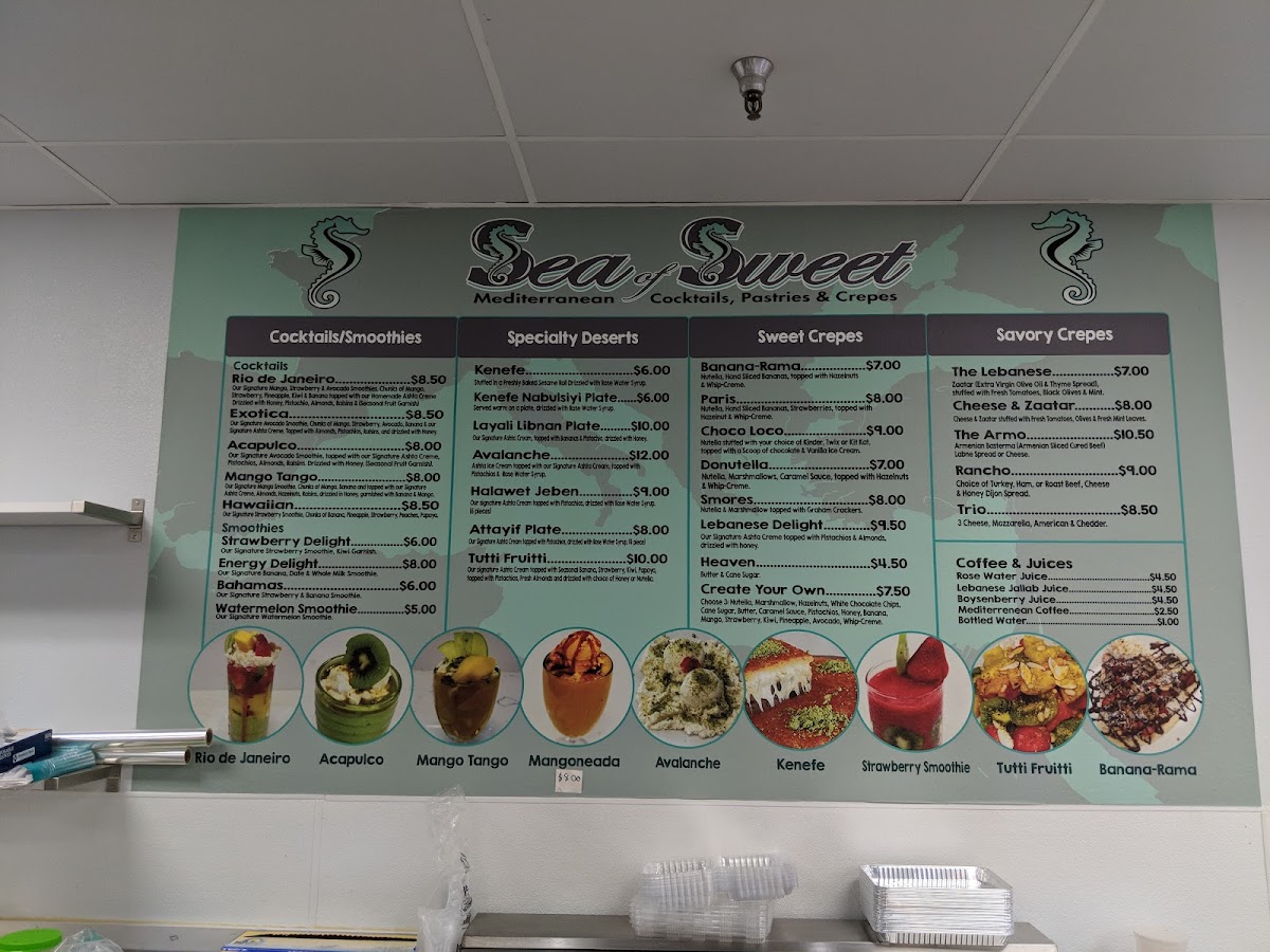 Menu Sea Of Sweet-5