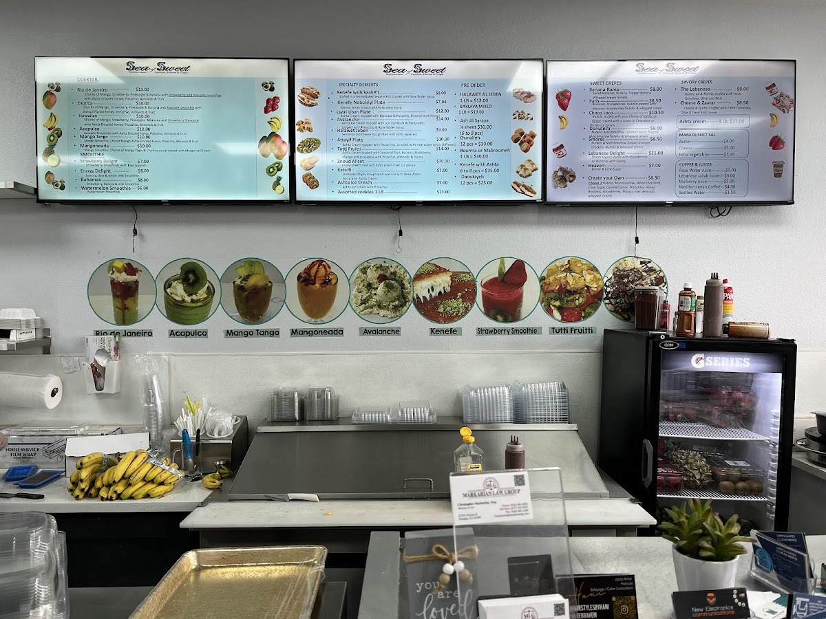 Menu Sea Of Sweet-9