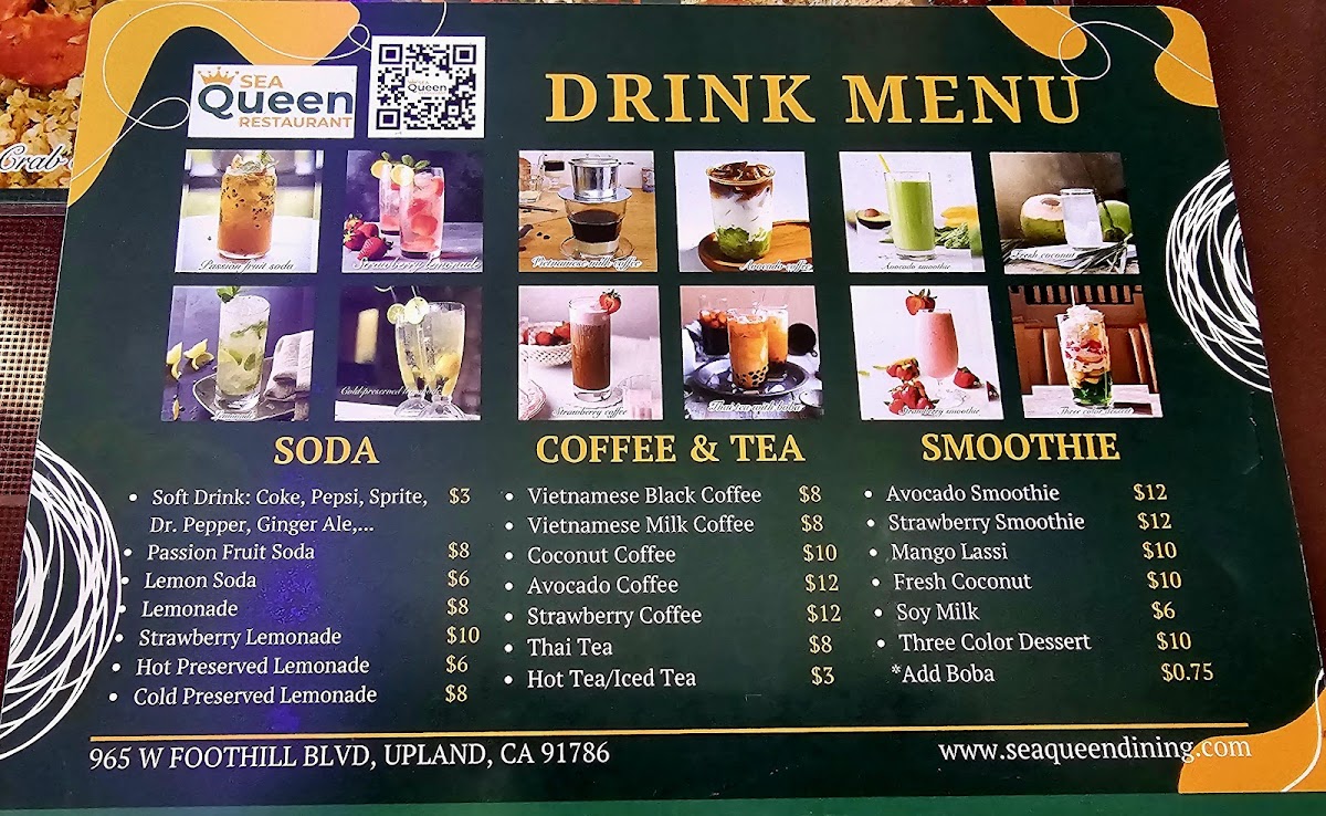 Menu Sea Queen Restaurant & Banquet Hall-1