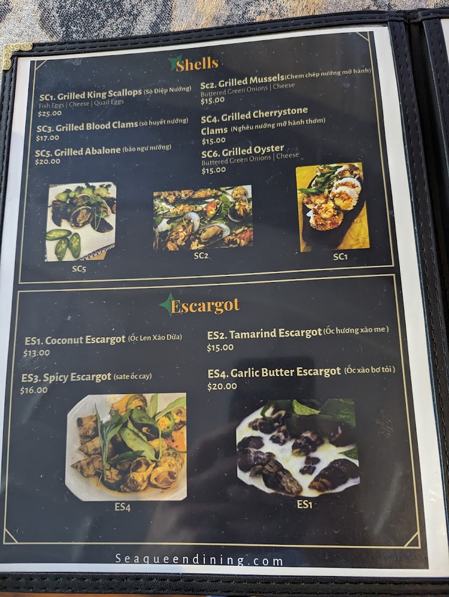 Menu Sea Queen Restaurant & Banquet Hall-7
