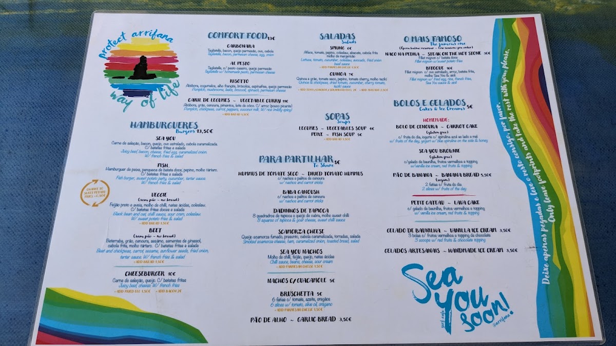 Menu Sea You Surf Café-5