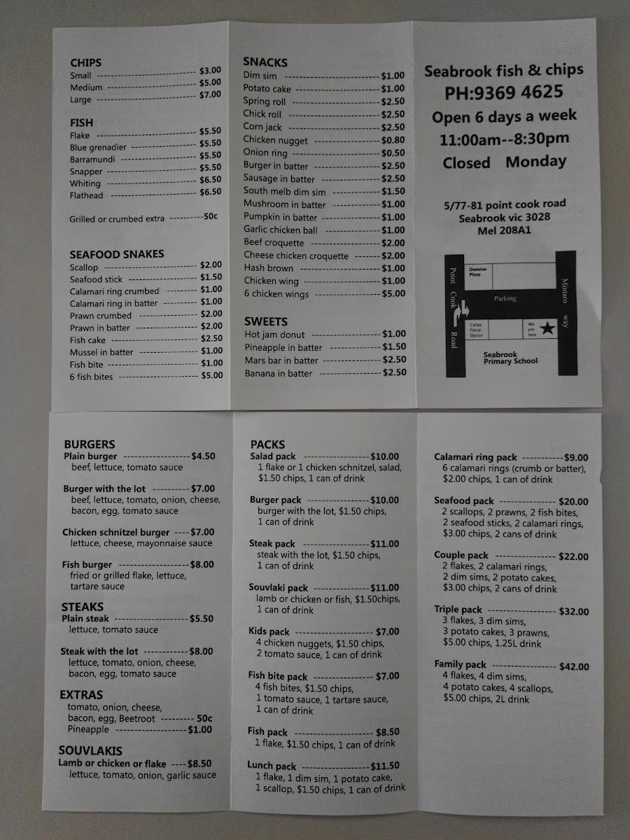 Menu Seabrook Fish & Chips-8