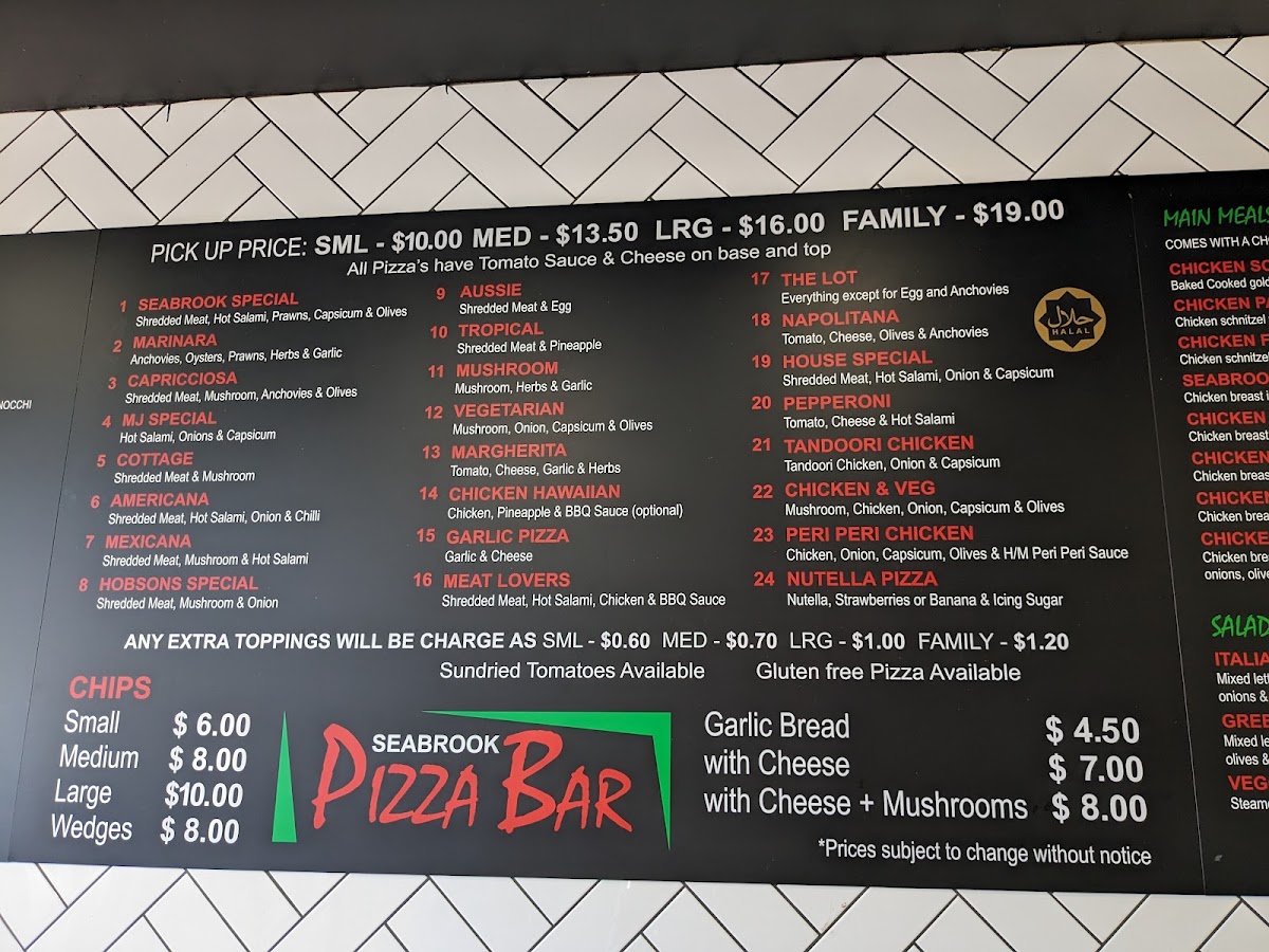 Menu Seabrook Pizza Bar-2