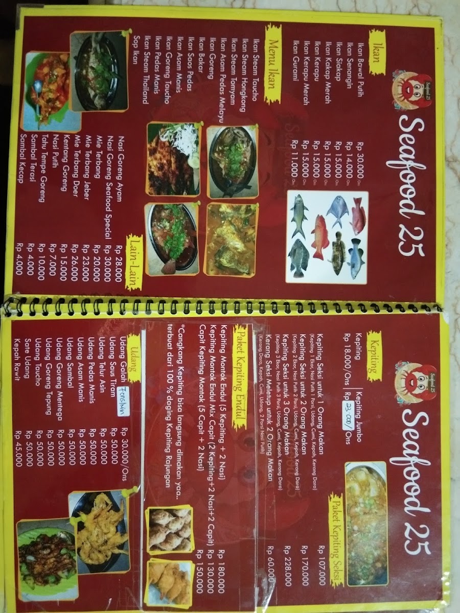 Menu Seafood 25 Restoran Dumai-1