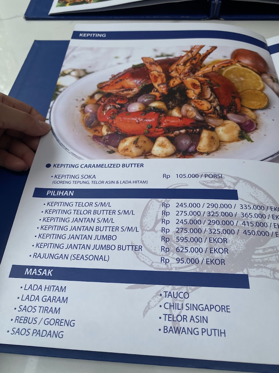 Menu Seafood Pondok Sedap Malam Jakarta Selatan Cikajang-1