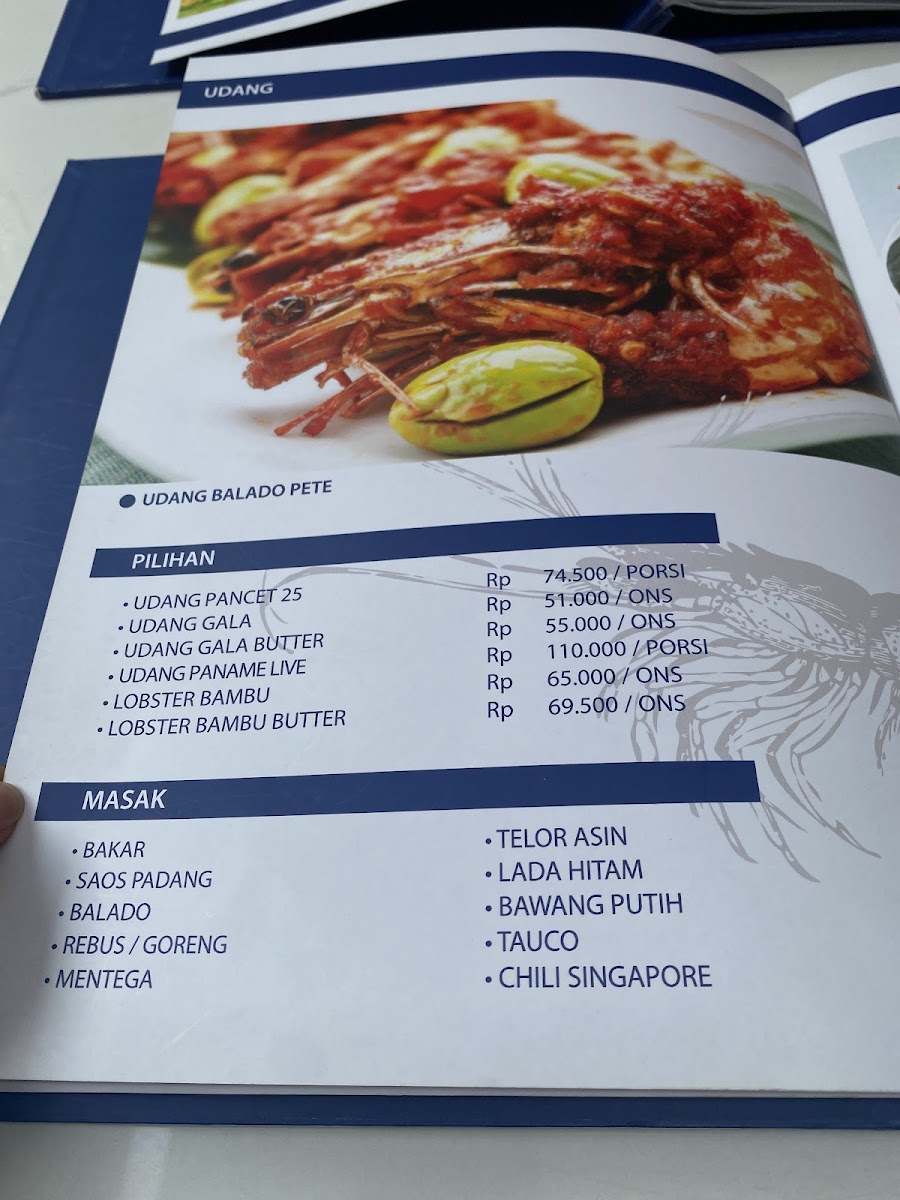 Menu Seafood Pondok Sedap Malam Jakarta Selatan Cikajang-2