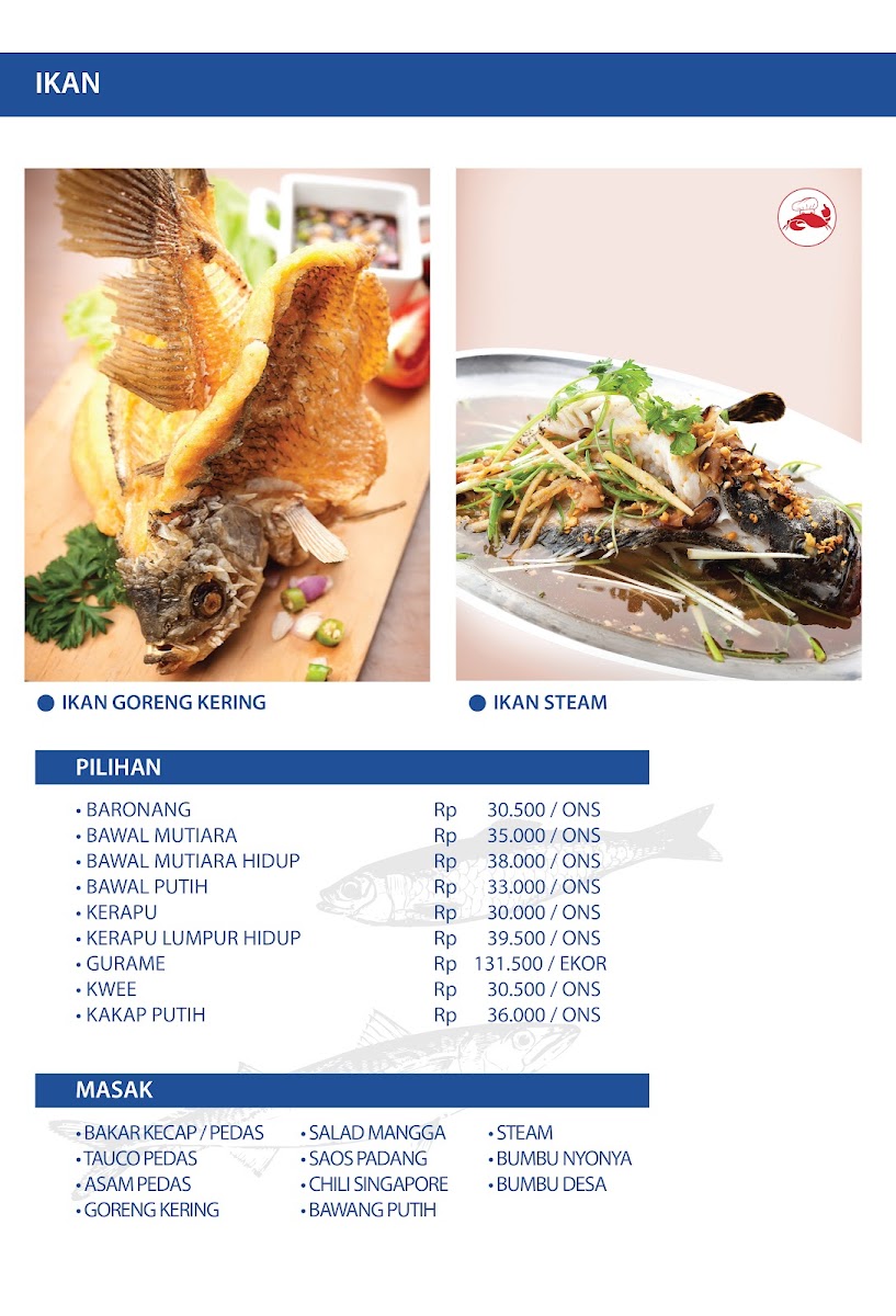 Menu Seafood Pondok Sedap Malam Jakarta Selatan Cikajang-8