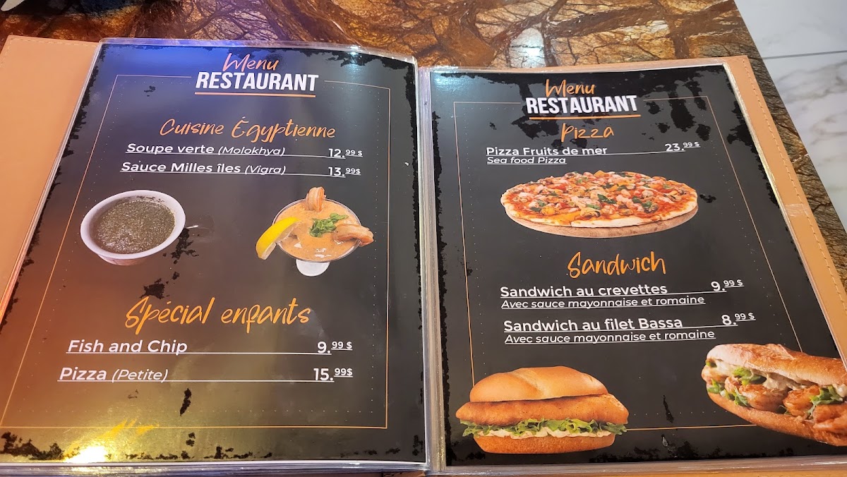 Menu Seafood Restaurant La Mer Rouge Cote Des Neiges Montreal-1