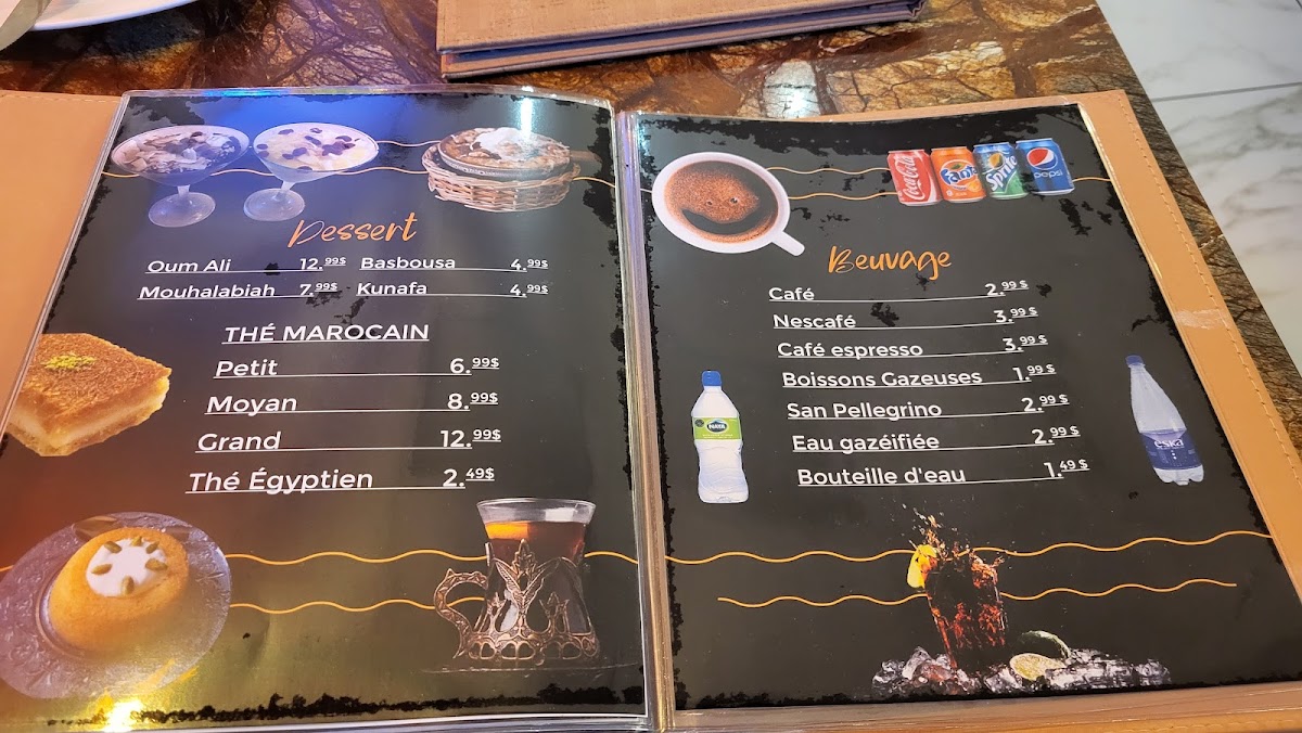 Menu Seafood Restaurant La Mer Rouge Cote Des Neiges Montreal-8