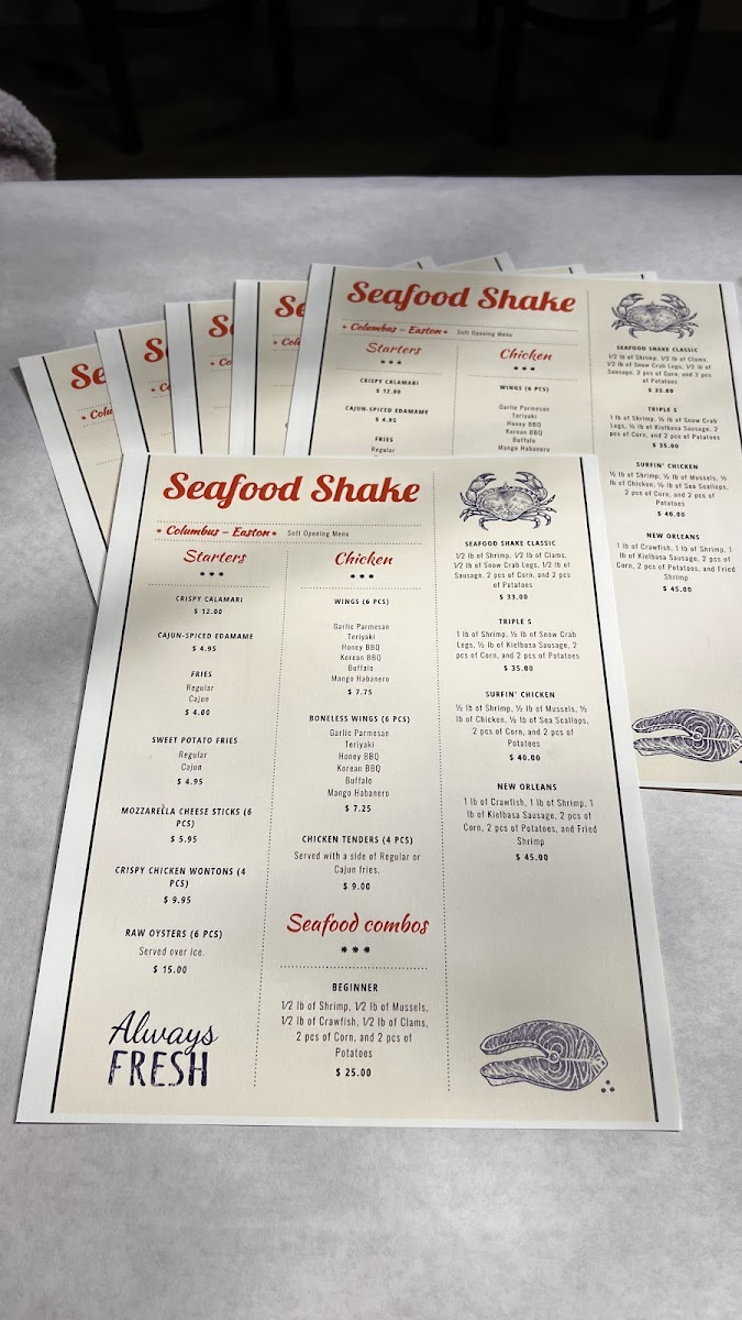 Menu Seafood Shake Boil - Easton-4