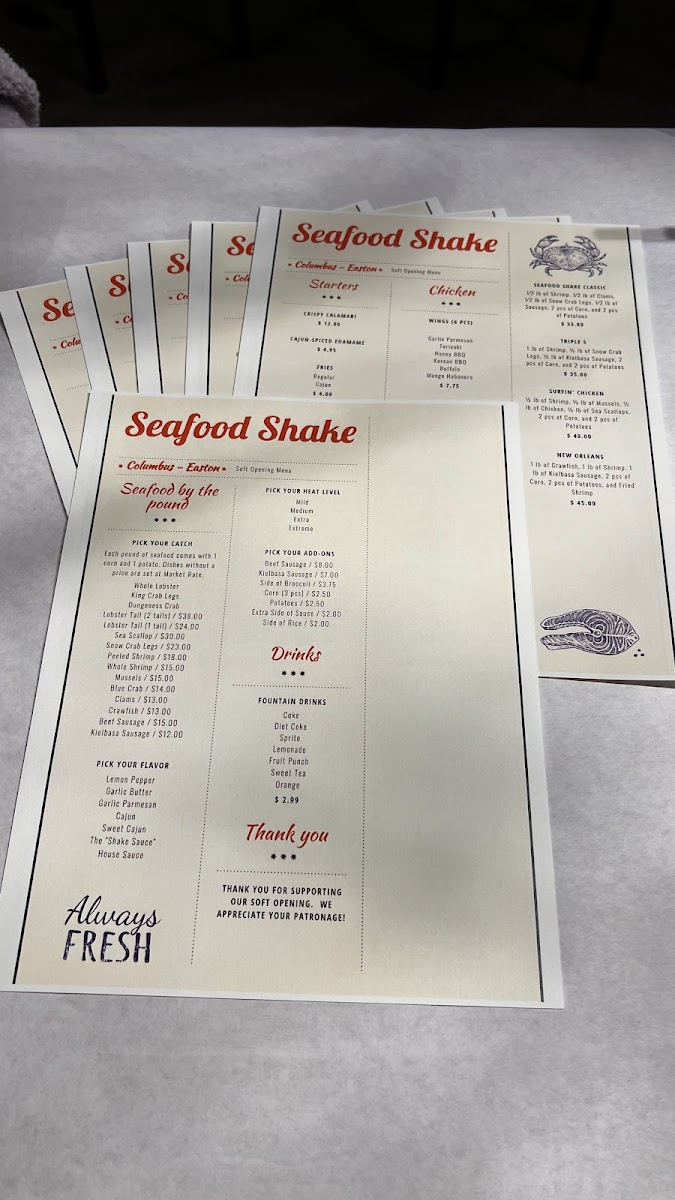 Menu Seafood Shake Boil - Easton-7