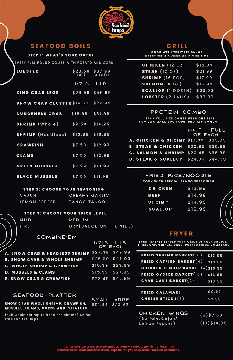 Menu Seafood Tango-3